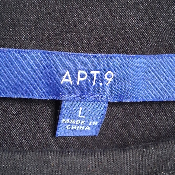 Apt.9 Striped Multicolor Poncho Top  Sizr L - Picture 8 of 14